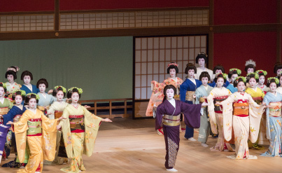 京都五花街合同公演「都の賑い」